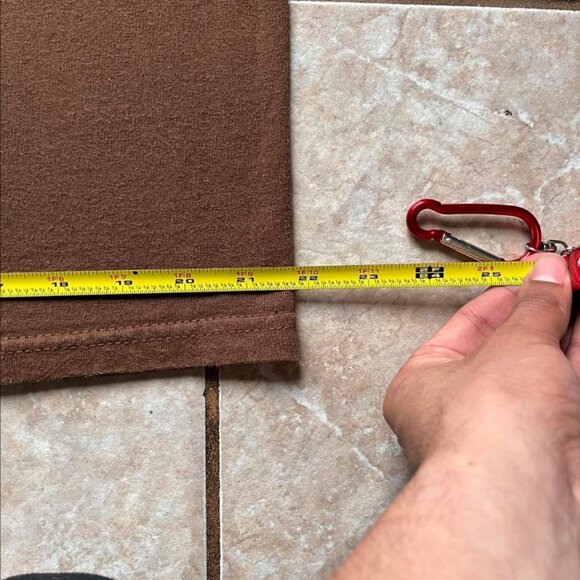 Hybrid Apparel Men's Brown T-shirt - Picture 2 of 6